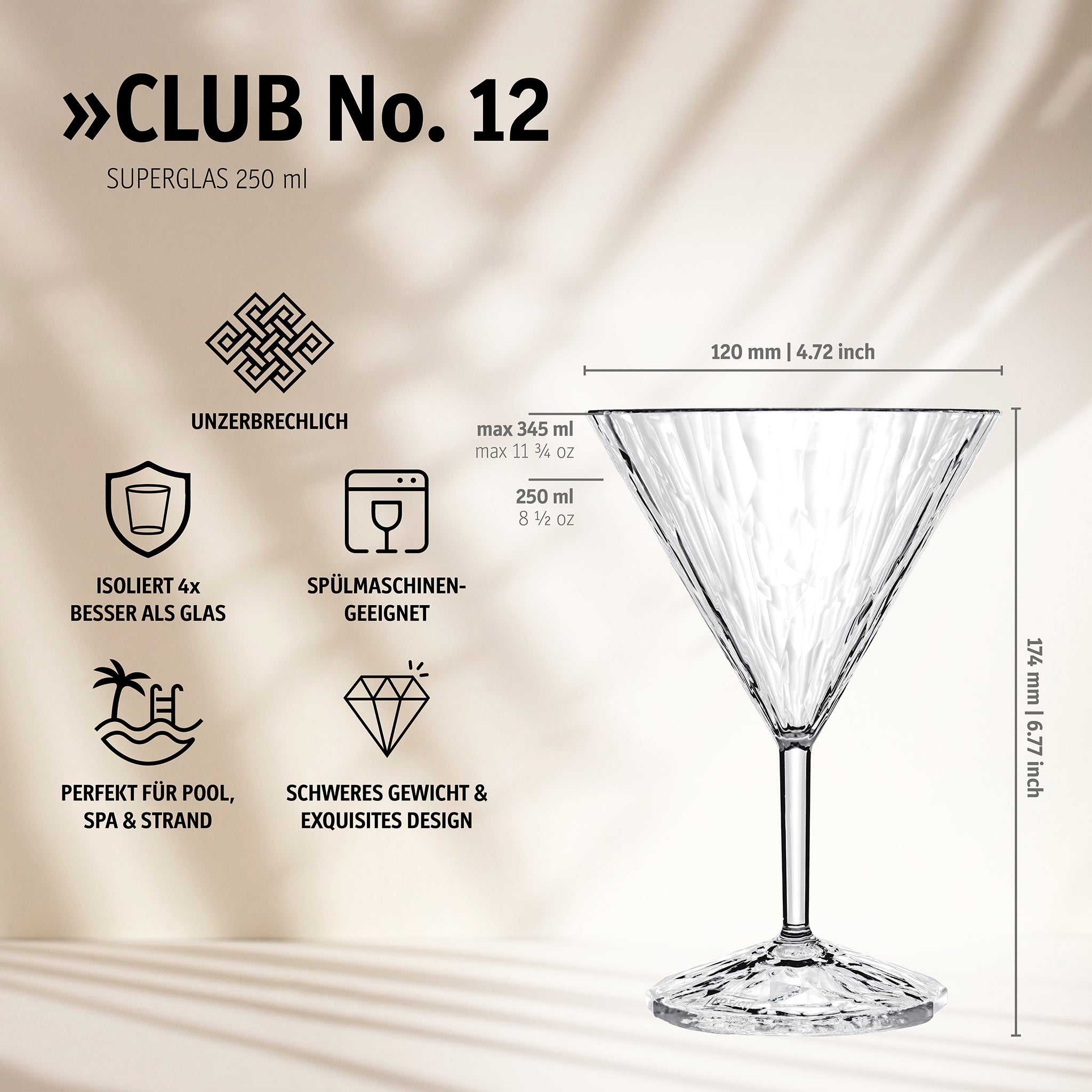 koziol Champagne Cocktail 250 ml CLUB No. 12