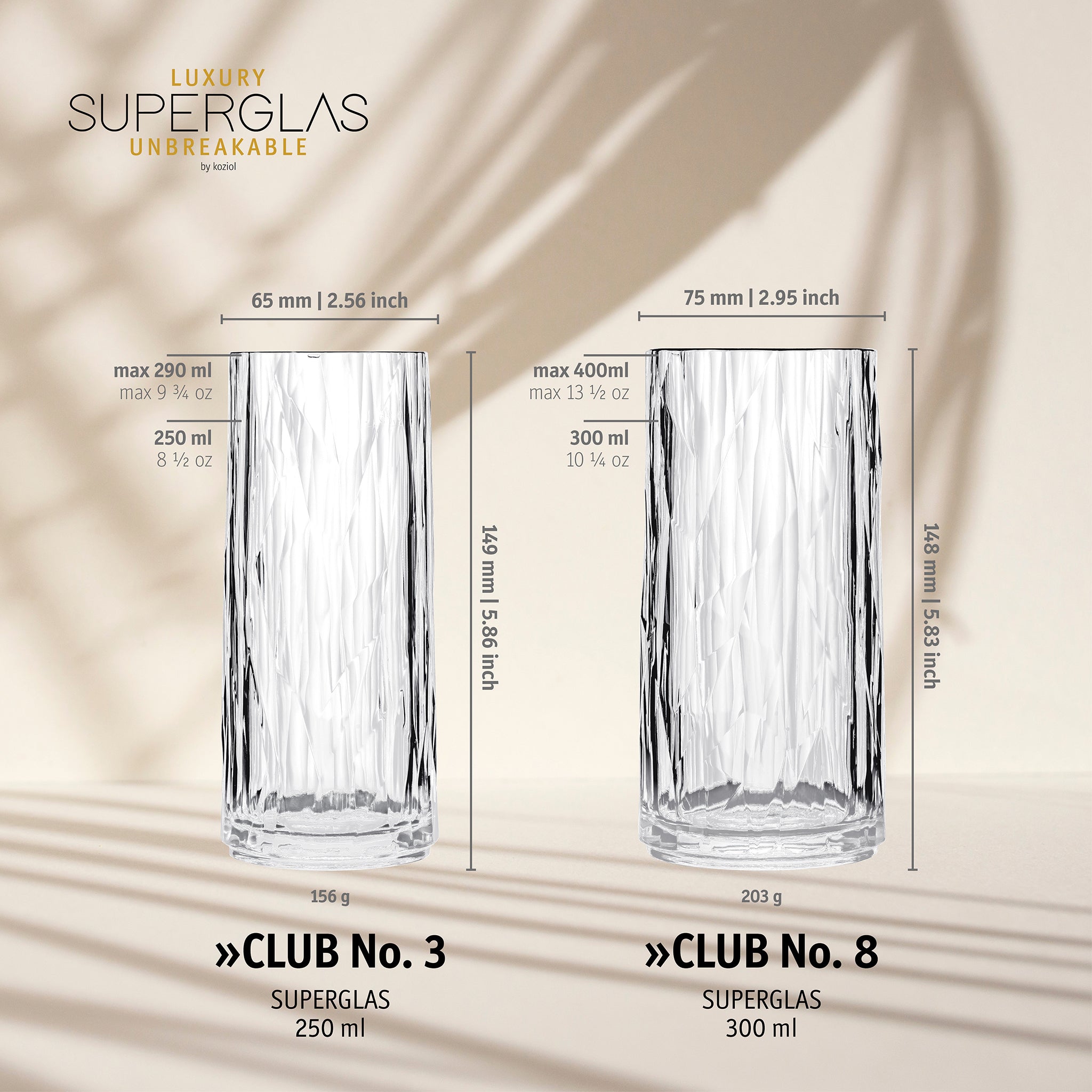 koziol Highball 250 ml CLUB No. 3