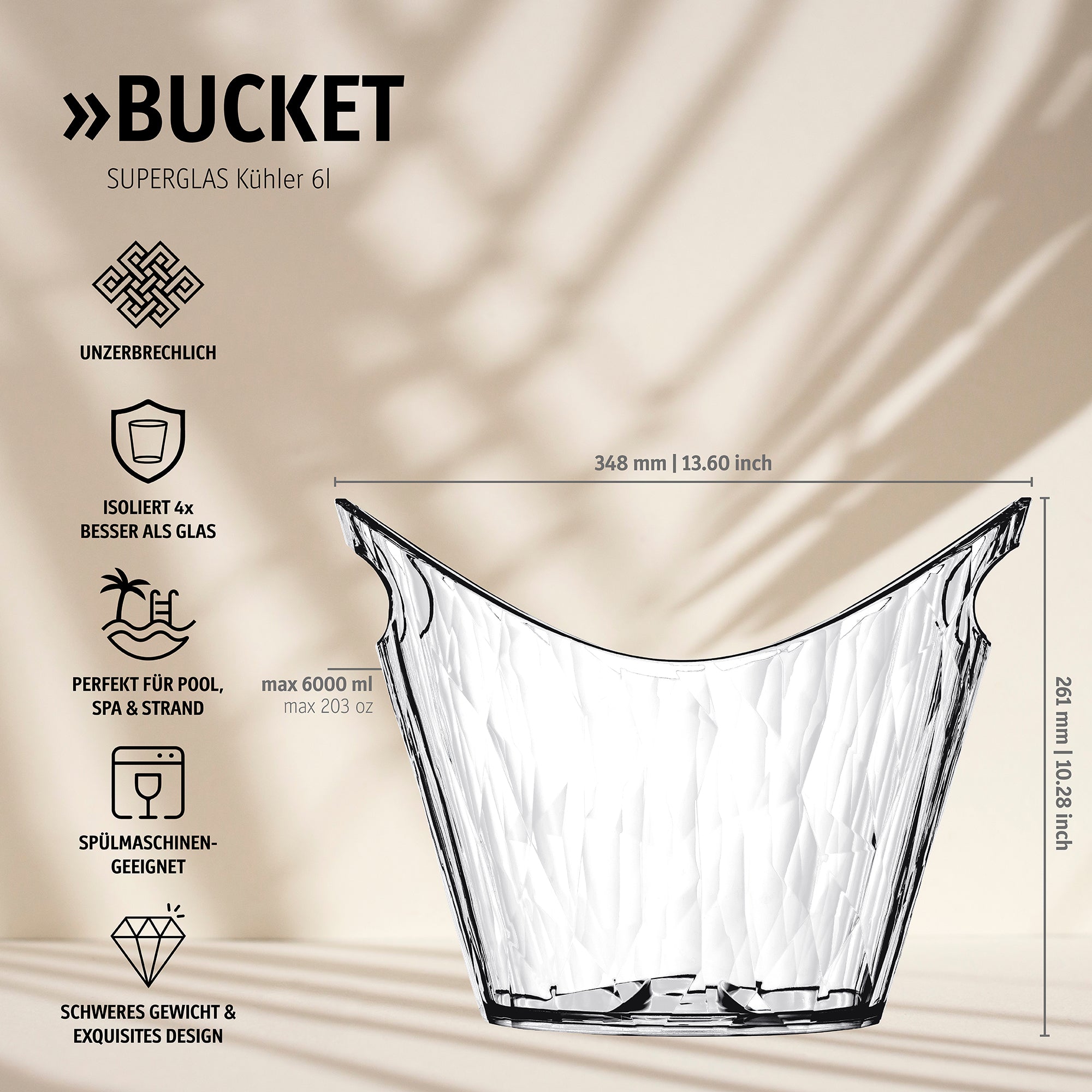 koziol Champagne Bucket 6 l BUCKET