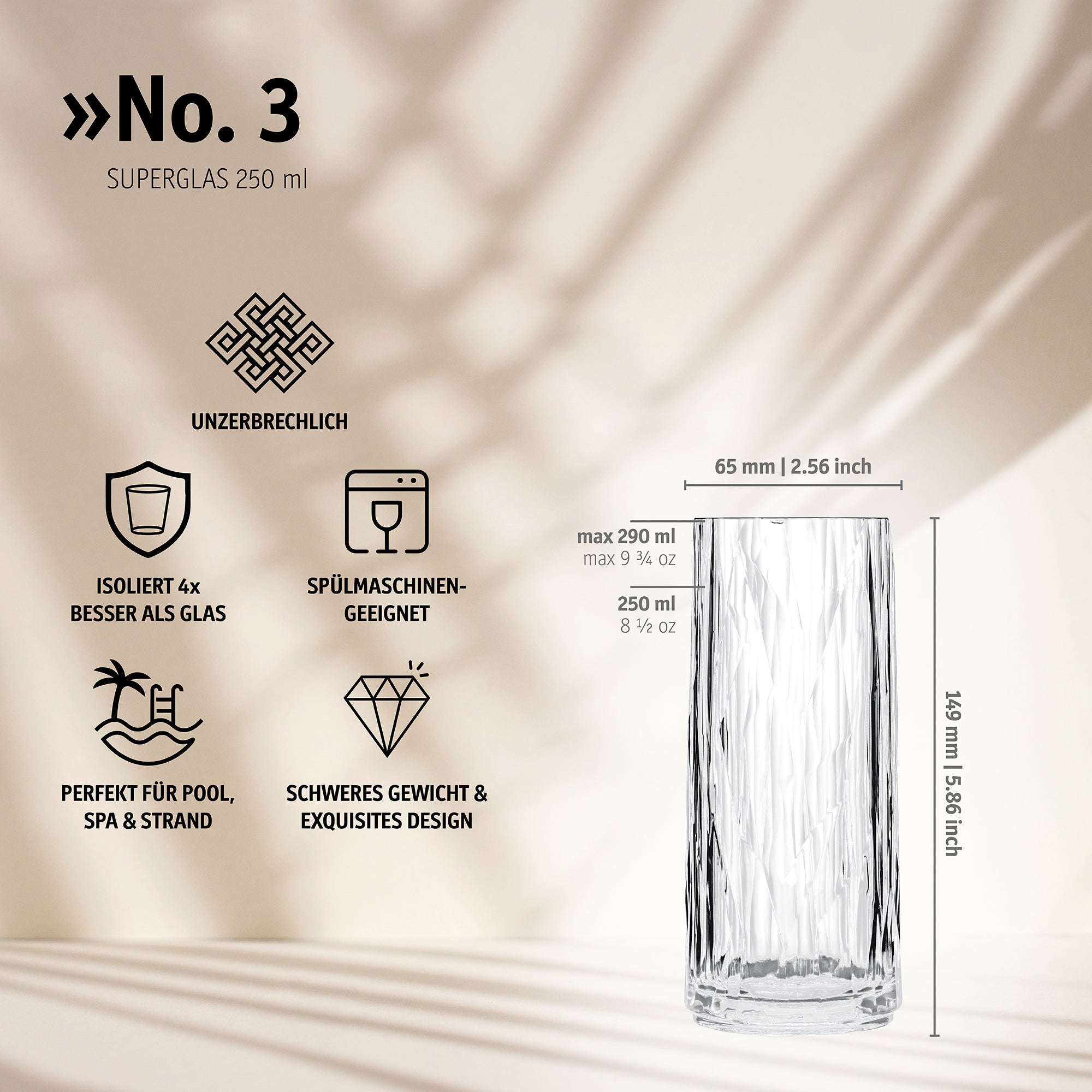 koziol Highball 250 ml No. 3