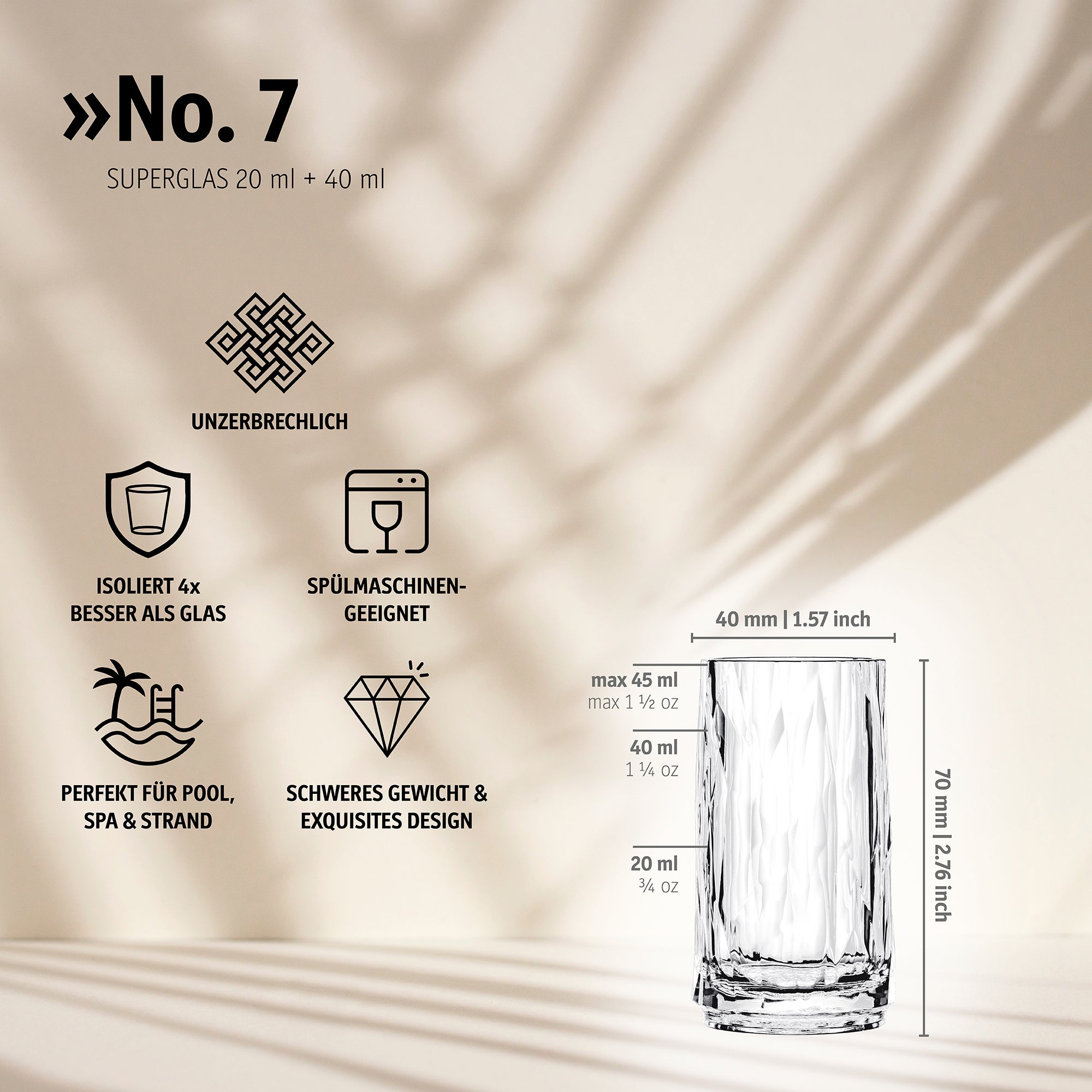 koziol Shots 20ml + 40ml No. 7