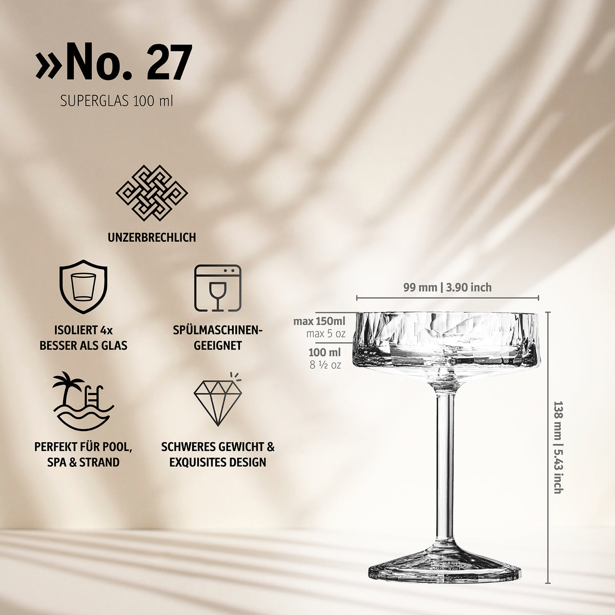 koziol Champagne Cocktail 150 ml No. 27