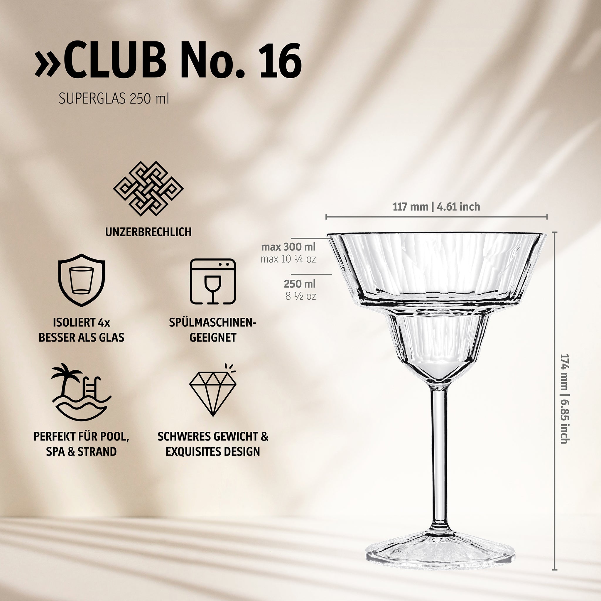 koziol Cocktail 250 ml CLUB No. 16