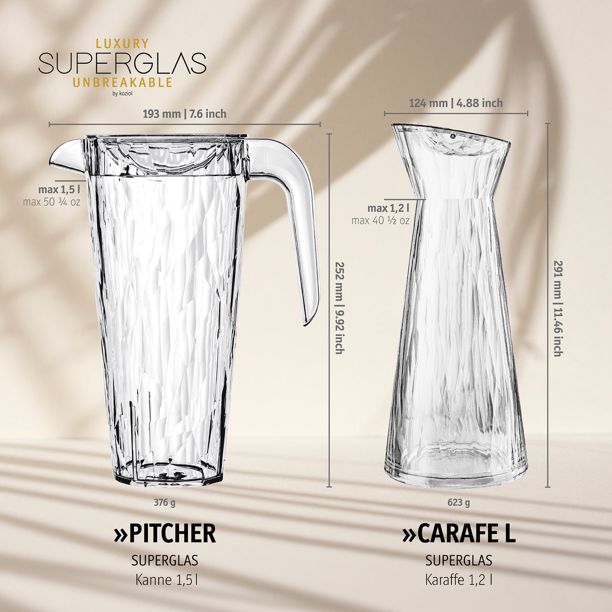 koziol Pitcher 1,5 l PITCHER