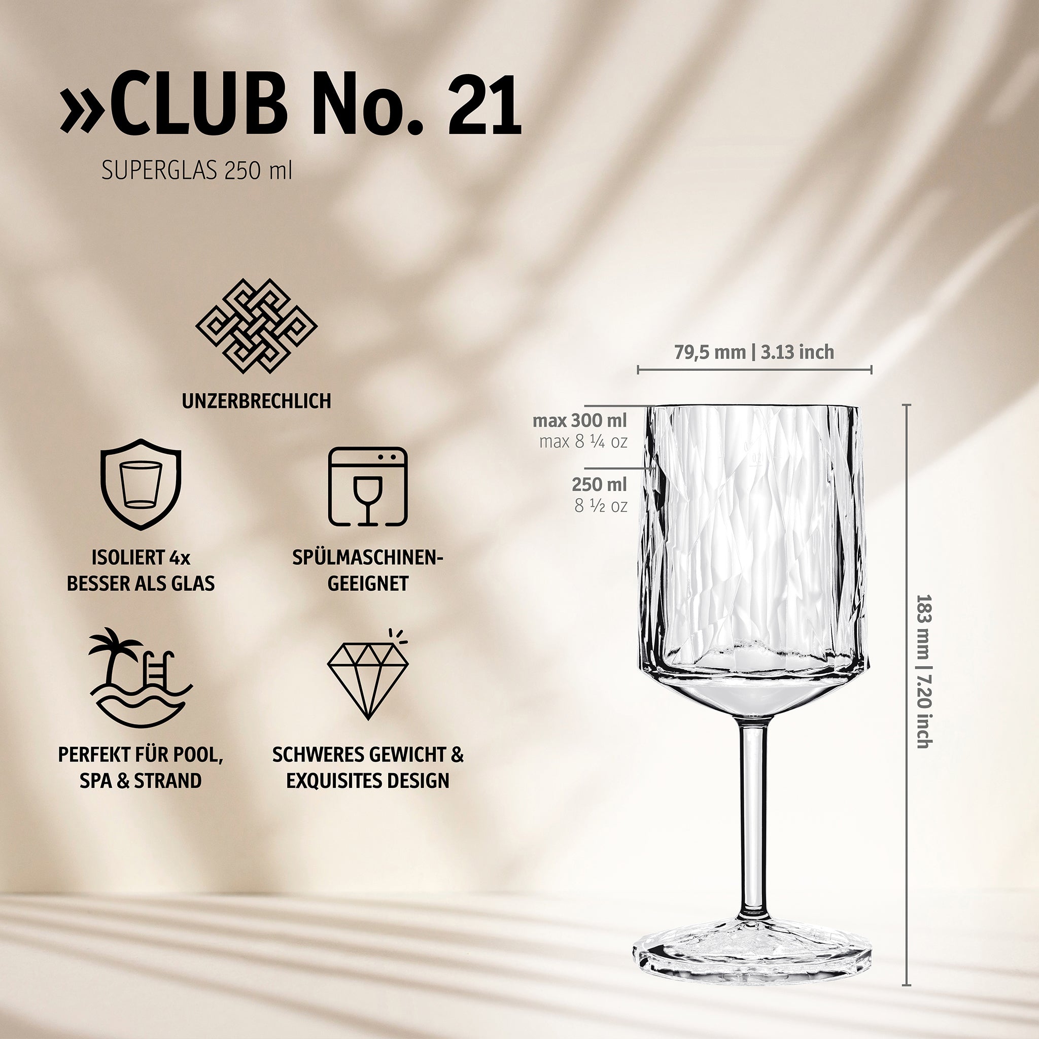 koziol Wine 250 ml CLUB No. 21