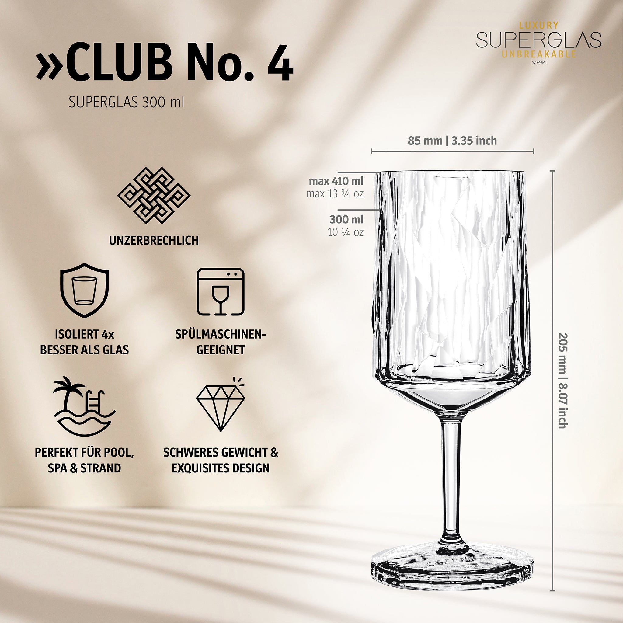 koziol Wine 300 ml CLUB No. 4